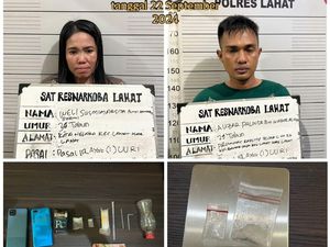 Sepasang Kekasih di Lahat Diringkus karena Edarkan Narkoba