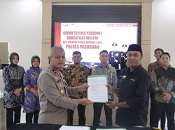 Belasan Polisi Siap Kawal Paslon dan Penyelenggara Pilbup Pasuruan