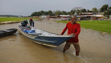 Potret Nelayan Brasil di Tengah Kekeringan Parah