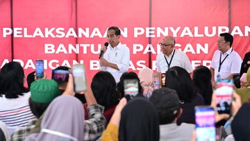 Jokowi Beri Lampu Hijau Warga Minta Bantuan Pangan ke Prabowo