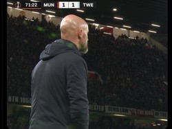 Pernah main di Twente, Erik ten Hag bilang enggan menyakiti klub Belanda itu. Dan ternyata ia memang gagal membawa MU meraih poin maksimal. Foto: dok. Internet/X (Twitter)