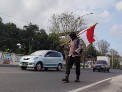 Jalan kaki 35 Km, Cara Aipda Partika Peringati Hari Kesaktian Pancasila