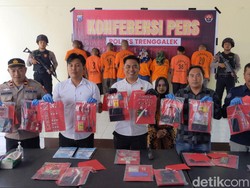 13 Budak Narkoba di Trenggalek Diamankan, 2 Perempuan