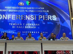 RS Polri Serahkan 5 Jenazah di Kali Bekasi ke Keluarga Hari Ini