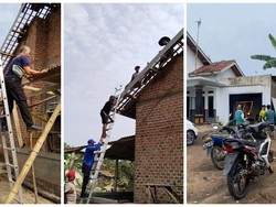 10 Rumah Warga di Lampung Selatan Rusak Usai Diterjang Puting Beliung