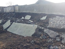 Waduh! Baru 2 Hari Rampung, Saluran Air di Kampung Seni Borobudur Ambrol