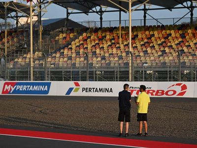 Suasana Persiapan MotoGP di Sirkuit Mandalika