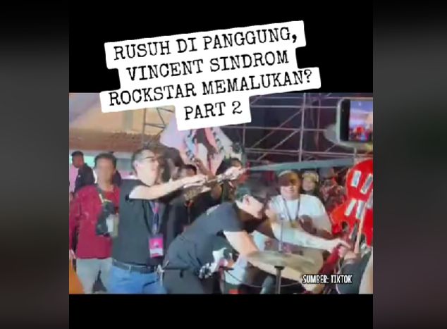 Vincent Rompies diduga mabuk.
