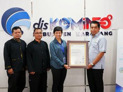 Tingkatkan SPBE, Diskominfo Karawang Dapat Sertifikasi ISO