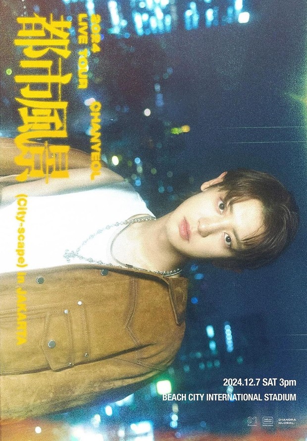 Poster konser Chanyeol di Jakarta/ Foto: instagram.com/dyandraglobal