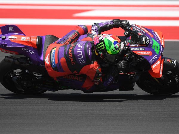Suasana Sesi FP1 MotoGP Mandalika, Morbidelli Tercepat