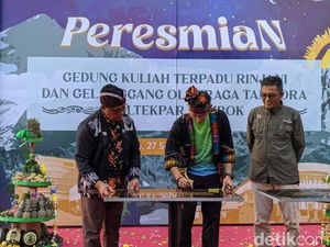 Sandi Sebut Gedung Terpadu Poltekpar Lombok Bisa Jadi Venue PON 2028 Sandi Sebut Gedung Terpadu Poltekpar Lombok Bisa Jadi Venue PON 2028