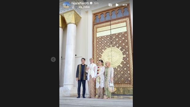 Muhammad Rian Ardianto dan Ribka Sugiarto Menikah.