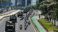 Pawai Alutsista Jelang HUT TNI