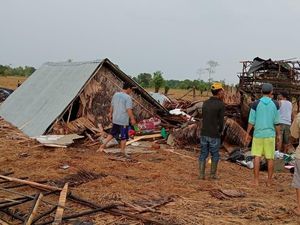 Puluhan Rumah di Ogan Ilir Rusak Diterjang Angin Kencang, 1 Terluka