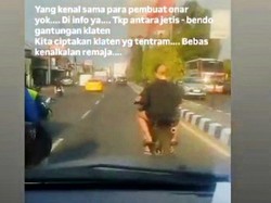 Viral Polisi Kejar Pemotor Bersajam di Jalan Jogja-Solo Klaten, Ini Ceritanya