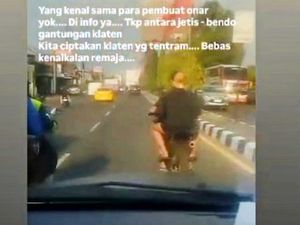Viral Polisi Kejar Pemotor Bersajam di Jalan Jogja-Solo Klaten, Ini Ceritanya Viral Polisi Kejar Pemotor Bersajam di Jalan Jogja-Solo Klaten, Ini Ceritanya