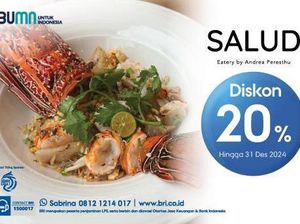 BRI Beri Diskon 20% untuk Pengunjung Restoran Salud, Ini Cara Dapatnya