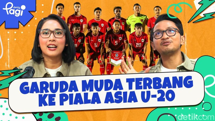 Detik Pagi edisi Senin, 30 September 2024 membahas Garuda Muda Terbang ke Piala Asia U-20