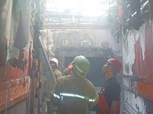 Kafe di Lantai 2 Pasar Pedan Klaten Terbakar