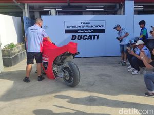 Penampakan Motor Ngebul Marc Marquez di Mandalika