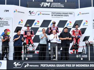 Media Italia Soroti Erick Thohir di Podium Mandalika: Dari Inter ke MotoGP