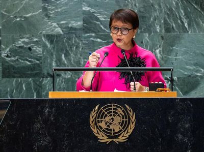 Momen Menlu Retno Pamit di Majelis Umum PBB