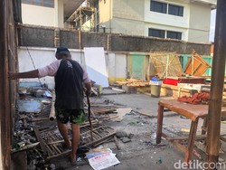 Penampakan Bong Suwung Jogja Setelah Sebagian Bangunannya Dibongkar