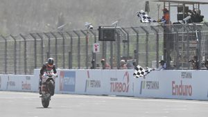 Rider Spanyol Aron Canet Juara Moto2 Mandalika