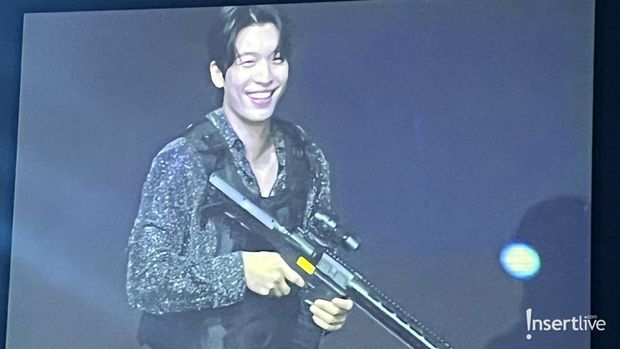 Wi Ha Joon saat fan meeting di Jakarta