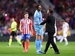 Video Komentar Pedas Courtois Buat Simeone soal Penalti Alvarez