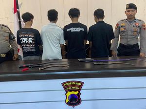 Viral Konvoi ABG Bawa Sajam di Pati, 4 Diamankan Termasuk 3 Pelajar