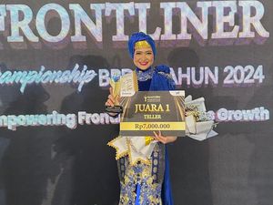 Ade Prafitri Karyawan Bank Sumsel Juara 1 Frontliner Championship BPDSI 2024