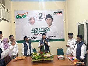 Barisan Gus dan Santri Beri Dukungan Khofifah-Emil