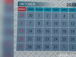 Cek! Tanggal Merah, Libur dan Cuti Bersama Bulan Oktober 2024