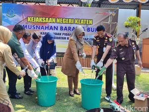Kejari Klaten Musnahkan Barang Bukti yang Terkumpul Sejak Januari 2024 Kejari Klaten Musnahkan Barang Bukti yang Terkumpul Sejak Januari 2024