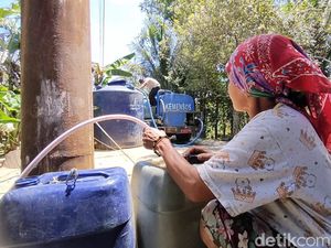Kekeringan di Kulon Progo, Sumur-Tandon Warga Plampang Asat Kekeringan di Kulon Progo, Sumur-Tandon Warga Plampang Asat