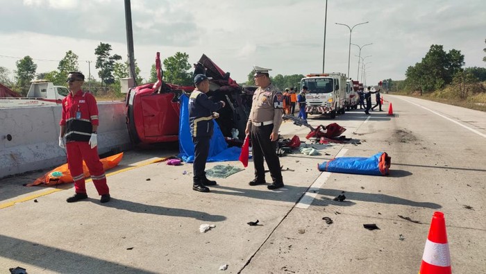 Kecelakaan Maut di Tol Lampung, Dua Nyawa Melayang