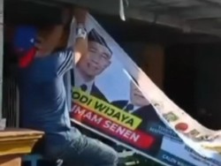 Diduga Oknum Timses Rusak APK Paslon Lain di Lubuklinggau, Bawaslu Dalami