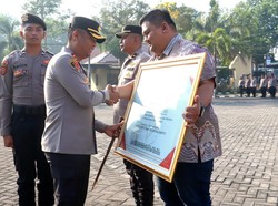 7 Warga yang Bantu Tugas Polisi Diganjar Penghargaan Kapolres Mojokerto