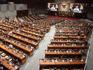 Potret Rapat Paripurna Terakhir DPR Periode 2019-2024 Potret Rapat Paripurna Terakhir DPR Periode 2019-2024