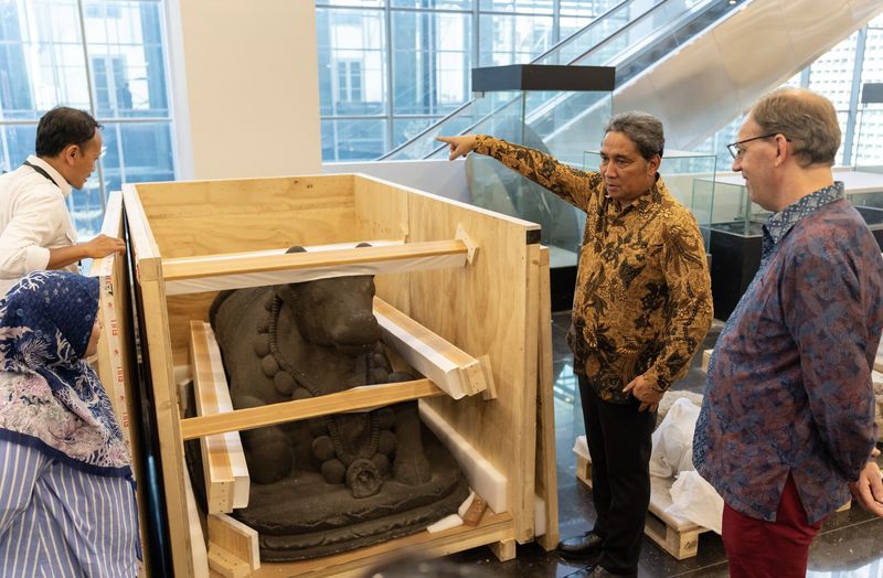 Potret repatriasi arca dan benda purbakala dari Belanda ke Museum Nasional