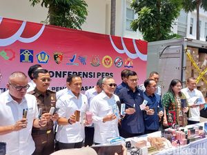 Satgas Temukan 415 Ribu Kosmetik Ilegal Rp 11,45 M, Terbanyak dari China-Thailand