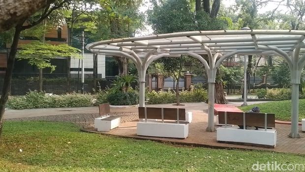 Taman Mataram di Kebayoran Baru, Jaksel