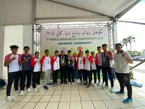Indonesia Runner-up di Kejuaraan Dunia Wushu Junior 2024 Indonesia Runner-up di Kejuaraan Dunia Wushu Junior 2024