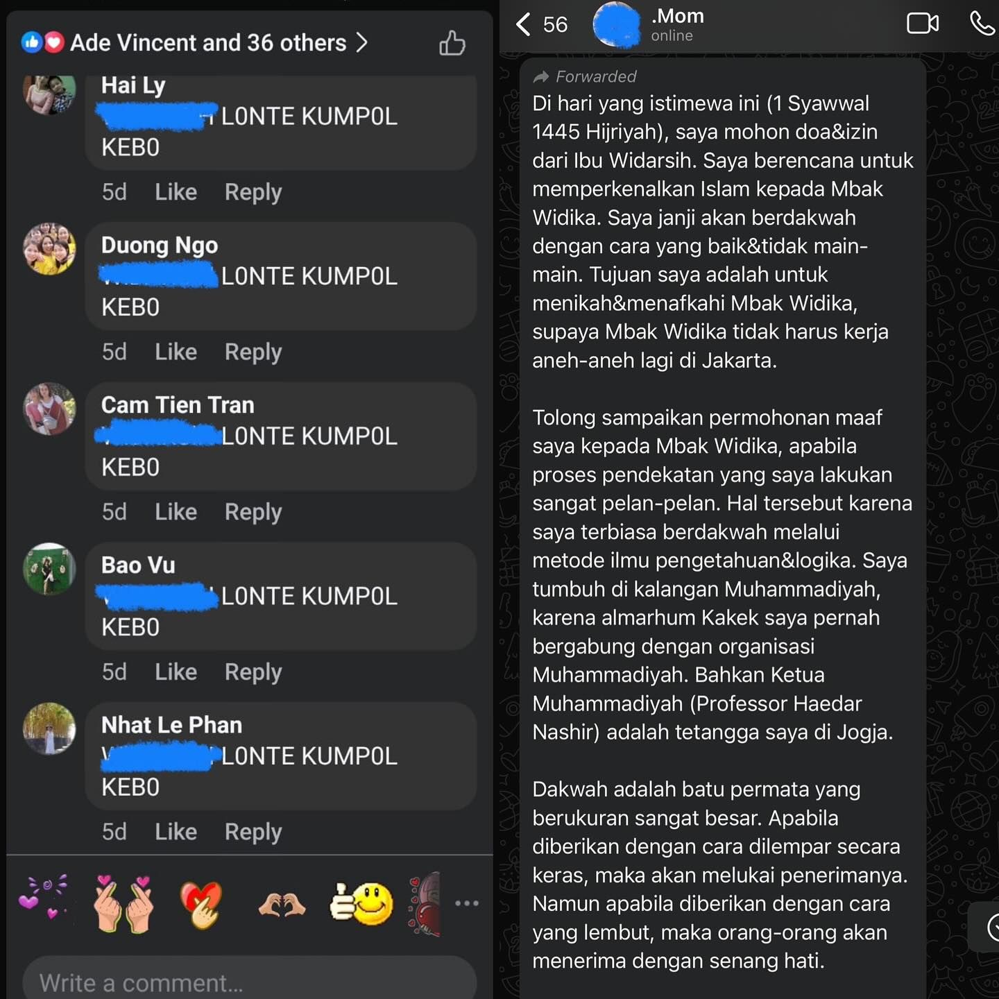 Aktris Widika kena teror stalker