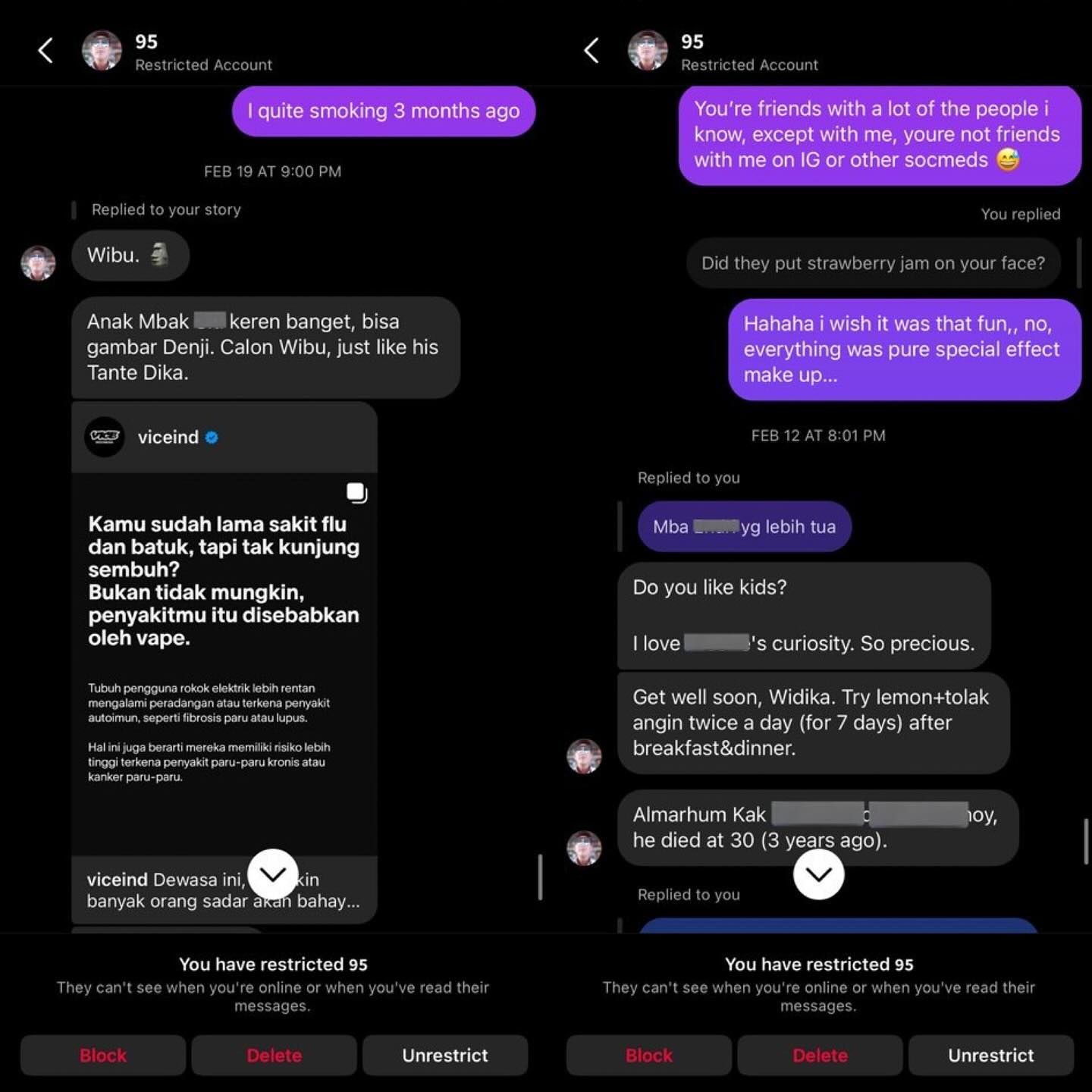 Aktris Widika kena teror stalker