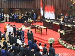 580 Anggota DPR Dilantik, Guntur Sasono-Annisa Mahesa Pimpinan Sementara