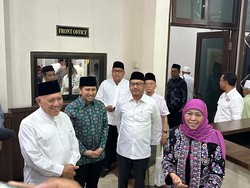 Khofifah-Emil Bertemu Pengurus PWNU Jatim, Ini yang Dibahas