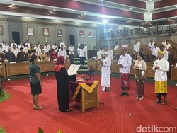Ini Daftar Pimpinan DPRD Karangasem yang Resmi Dilantik